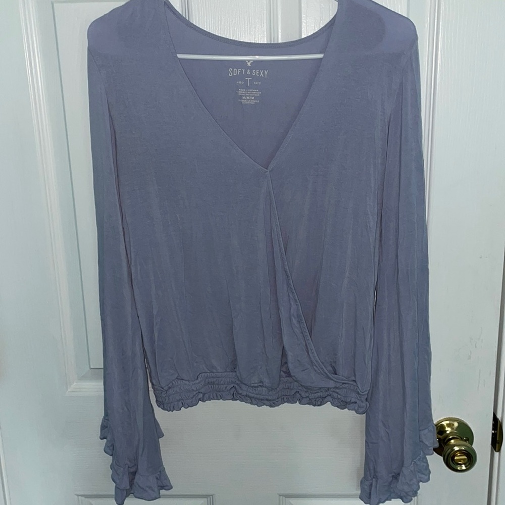 American Eagle- Womens Soft and Sexy Long Sleeve